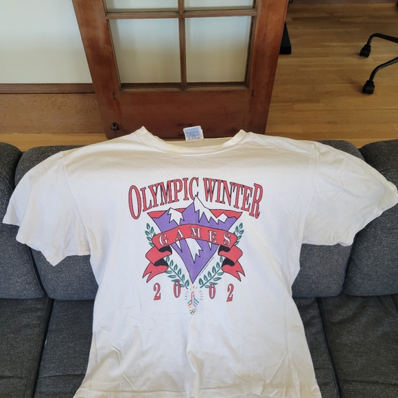Retro Olympic Winter Games - Salt Lake City 2002 t-shirt - Picture 1 of 3